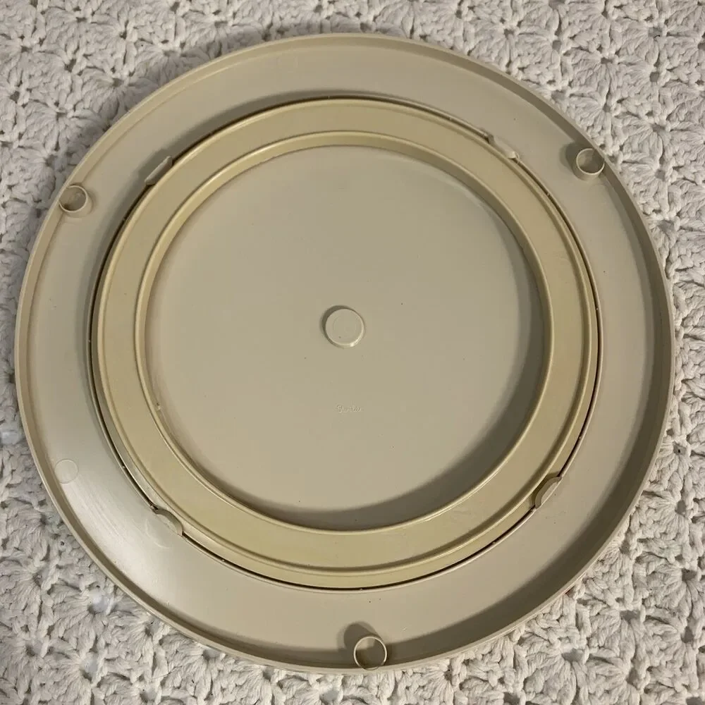 Vintage Sterilite Plastic Lazy Susan Turntable 10.5